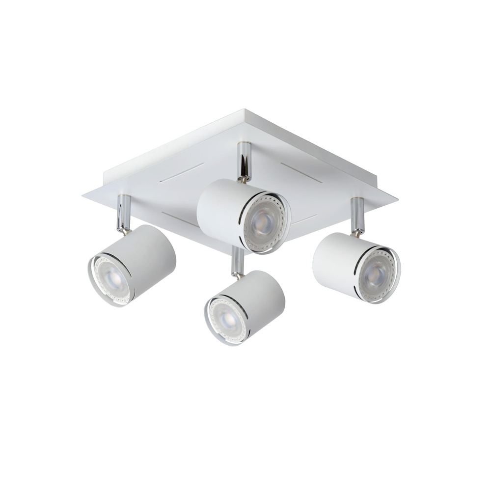 Lucide PlafondspotRilou 4-lichts dimbaar wit - 26994/20/31